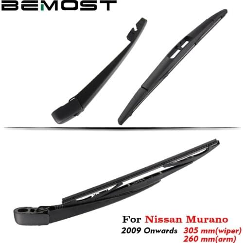 BEMOST Auto Car Rear Windshield Windscreen Wiper Blade Arm Soft Natural Rubber For Nissan Murano 305MM Hatchback 2009 Onwards