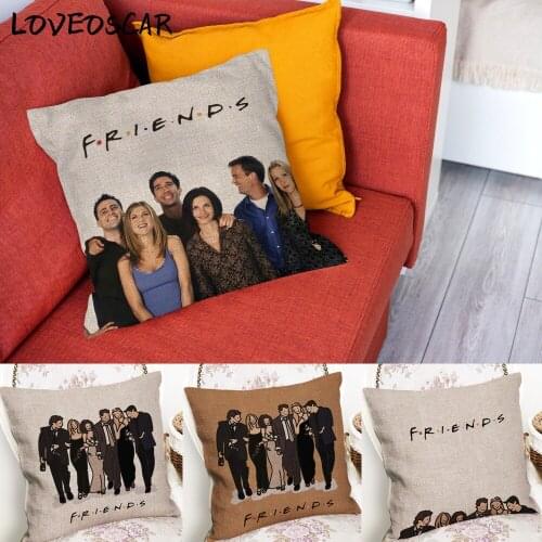 Modern Nordic Love Friends Tv Show Sofa Cushion Cover 50 Pillowcases 40 45 New Art Print Square Chair Protector Custom Design