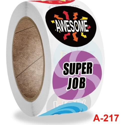 Roll up childrens toys incentive sticker label office stationery decoration label seal sticker