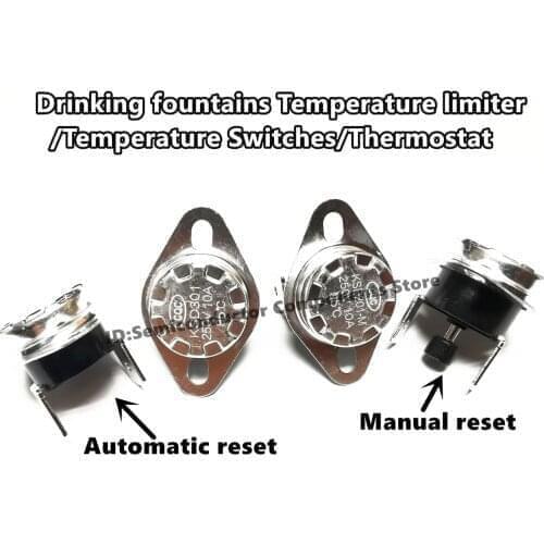 1PCS KSD201-M KSD301 95 degrees 85 90 100 110C KSD303 water dispenser temperature limiter thermostat temperature control switch