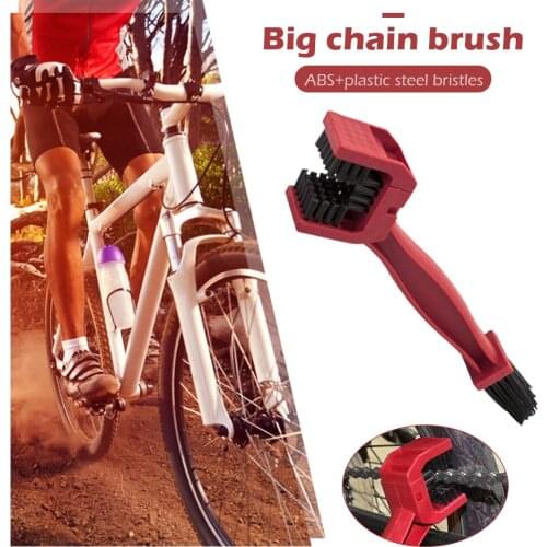 Bicycle Motorcycle Chain Cleaner MTB Mountain Road Bike Chain Freewheel Scrubber Scrub Brush Cleaning Tool