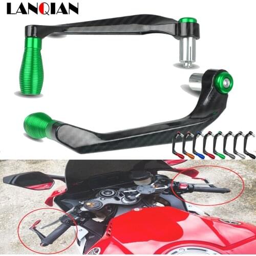 Universal Motorcycle 22MM Aluminum accessories HandleBar Lever Guards protector handguard For Kawasaki ZX6R 10R zx6r zx10r zx14r