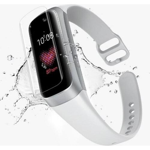 5pcs TPU Soft Full Coverage Protective Film Guard For Samsung Galaxy Fit R370/ Fit-e R375 Smart Wristband Screen Protector Cover