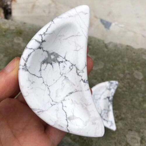 1PC Natural White Turquoise Moon Crystal Healing Kallaite Energy stone Natural Quartz Home Decor Reiki Polished Crafts