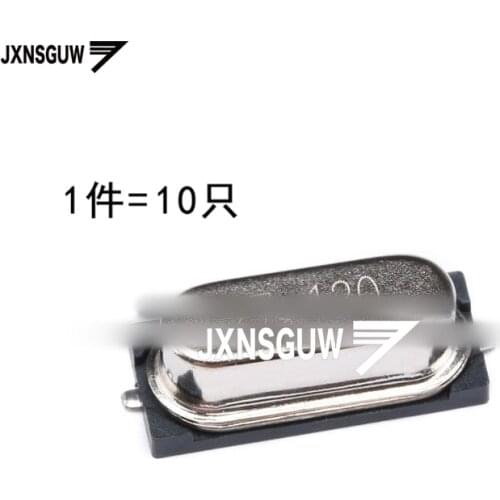 10PCS SMD 49SMD 27.12MHz passive crystal 20PF 20PPM 27.12M