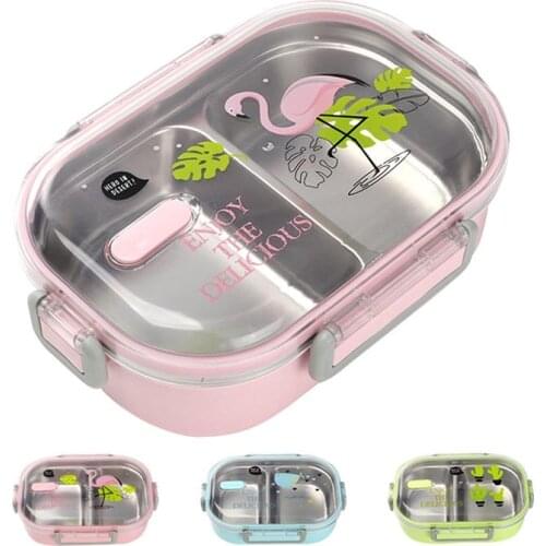 304 Stainless Steel Carton Lunch Box Japanese Bento Box Leak-Proof For Kids Children Bento Lunch Box Food Container Boxes
