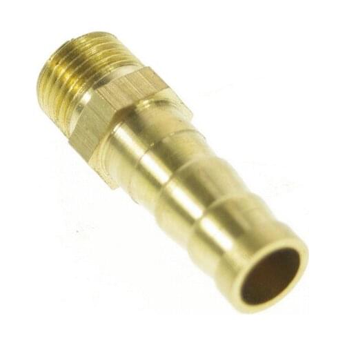 5pcs 1/8" BSP Male-6mm Barb Hose Brass Adapter Coupler 6mm-1/8" BSP
