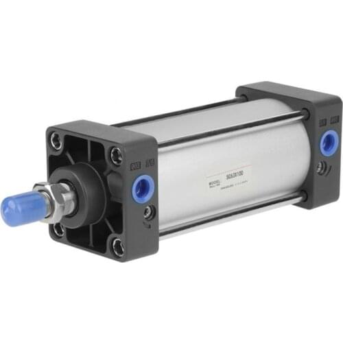 63mm Bore 100mm Stroke Screwed Piston High Quality Rod Pneumatic Air Cylinder Dual Action Parts Tools