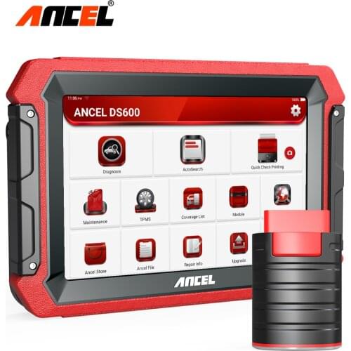 Ancel DS600 Automotive Diagnostic Scanner OBD2 Car Diagnosis Tool DPF Reset ECU Coding Full System WIFI Automotivo Scanner OBD 2