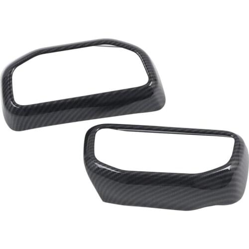 For Ford Explorer 2020 Carbon Fiber Car Left Right Side Air Conditioner Outlet AC Vent Cover Trim Frame Accessories