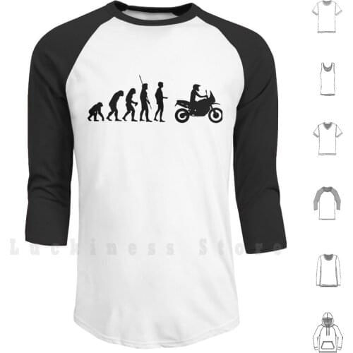 Evolution Enduro Adventure Hoodies Long Sleeve Evolution Motorcycle Biker Bike Adventure Endurocross Rally