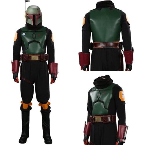 Boba Fett Cosplay Costume Outfits Halloween Carnival Suit For Adult Men