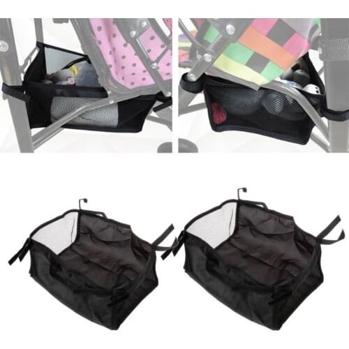 Baby Stroller Basket Newborn Stroller Hanging Basket Pram Bottom Organizer Bag 77HD