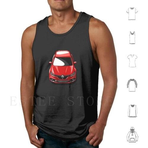 Mégane Rs Lucifer Red Tank Tops Vest Sleeveless Mégane Rs Sport Trophy Trophy R 2020 Red Lucifer