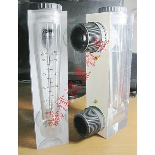 LZM-50 panel flow meter, liquid flowmeter, 2 inch outside wire, 20-80GPM, 70-300LPM