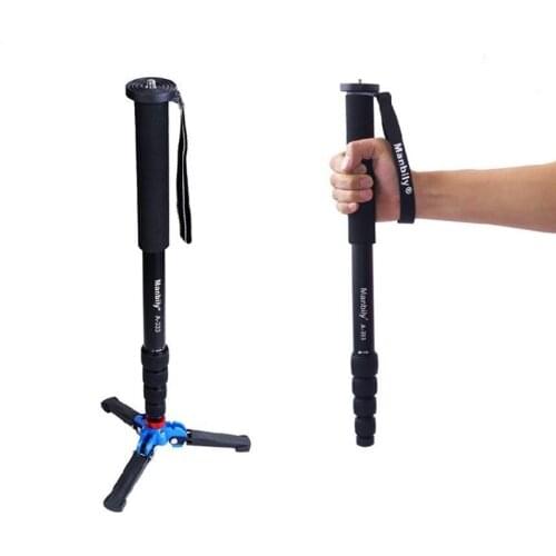Manbily A333 Aluminium Camera Monopod 28mm Diameter Portable Professional Support Stand Tripod Holder for Canon Nikon DSLR DV