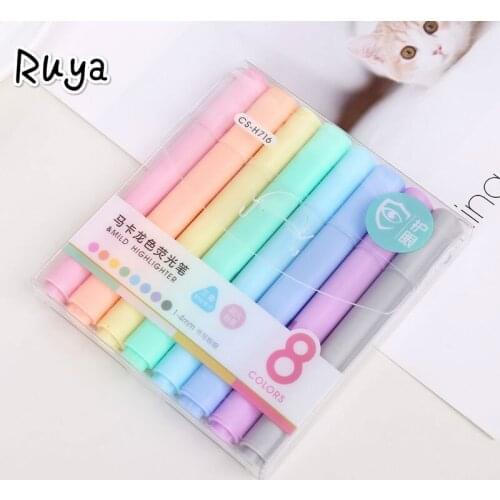 Marker highlighter scribble pen for school highlight markers highlighters pens pencils writing supplies colores art set manga