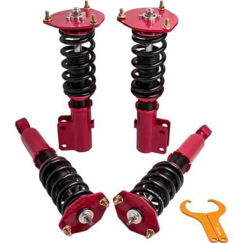Coilover Kits for Mitsubishi 3000GT FWD 1991-1999 3.0L for Dodge Stealth 1991-1996 Shock Absorbers Red