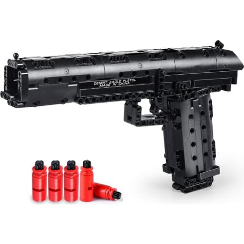 MOULD KING MOC The Desert Eagle Pistol Weapon SWAT Gun Model Building Blocks Bricks Kids Educational DIY Toys Christmas Gifts
