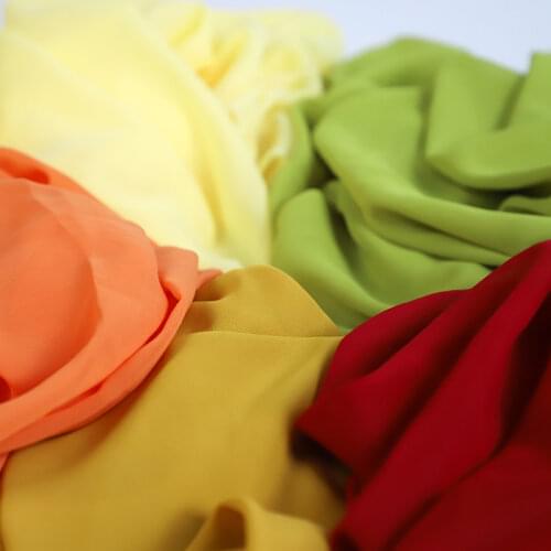 Soft Chiffon Fabric High-End Designer Fabric Handmade Diy Clothing Dress Skirt Fabric By the meter