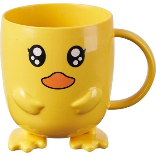 Duck childrens tableware set household baby dinner plate cartoon cute eating bowl divided childrens plate