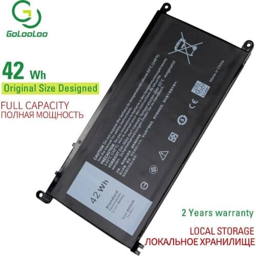 New Laptop Battery WDX0R T2JX4 3CRH3 WDXOR for Dell Inspiron 13 5000 5368 5378 7368 14 7000 7560 7460 5567 15MF PRO-1508T FW8KR