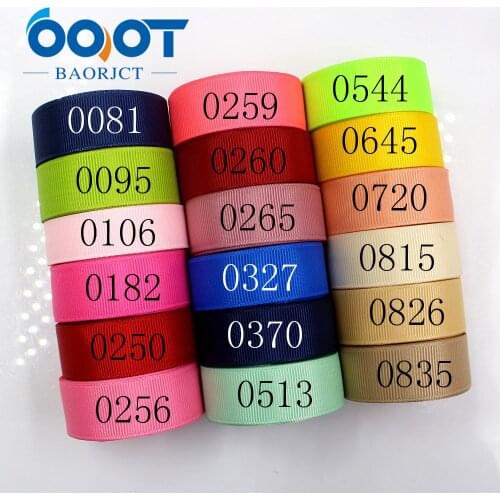 OOOT BAORJCT 181012-L20mm-2,20mm 10yards Solid Color Ribbons Thermal transfer Printed grosgrain,DIY Clothing handmade materials