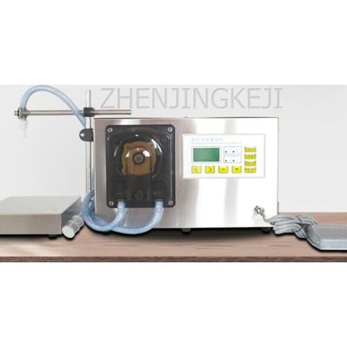 Peristalsis Pump Quantitative Liquid Filling Machine Chemical Industry Preservative Solvent Detergent Acid And Alkali Resistance