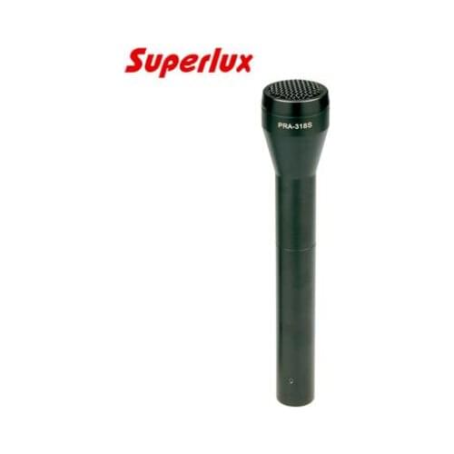 Superlux PRA318S professional broadcasting interview dynamic microphone Omni SNG interview