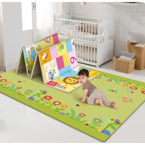 Foldable Baby Play Mat Puzzle Educational Childrens Carpet In The Nursery Climbing Pad Kids Rug Activitys Games Toys 180*150cm