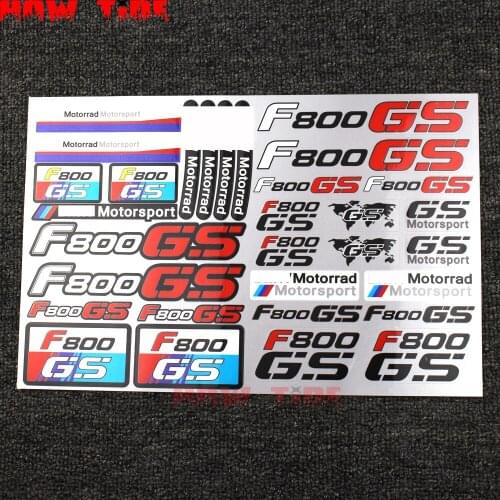 Motorcycle Reflective Stickers Body Helmet Fuel Tank Waterproof Logo Decal for BMW F800GS/ADV F 800GS F 800 GS