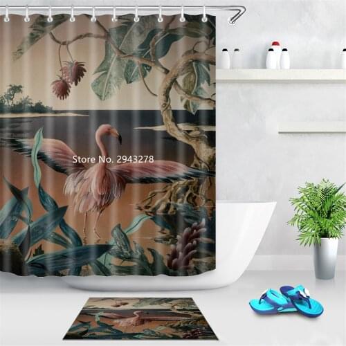 Dronfly Watermelon Pattern Waterproof and Mildewproof Washable Shower Curtain with Hook Home Bathroom Decoration Color Printing