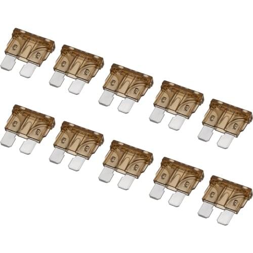 10pcs/set 7.5A Auto Fuse Coded Standard Blade Fuse Assorted Universal For Auto Truck Boat Car Accessories