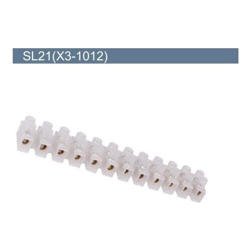 10PCS X3 series 12 Position Barrier Terminal Strip Block X3-1012 10A / H Type