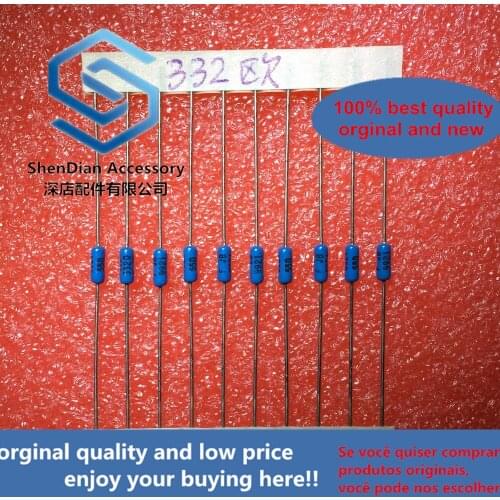 10pcs only orginal new can DALE fever resistance Dani resistance 1/4W 0.25W 332 Euro 332R