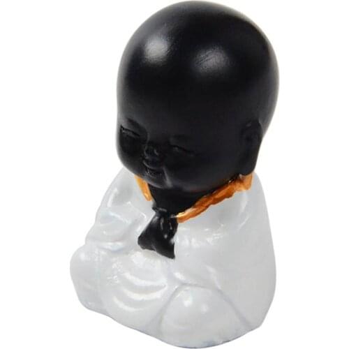 2'' H Little Monk Statue Thailand Buddha Statuettes Figurine Home Decor Gift