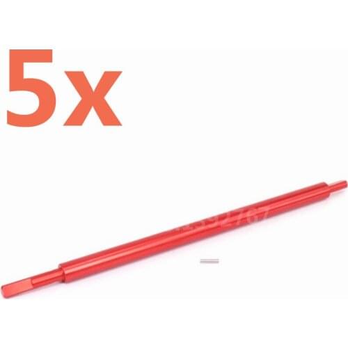 5Pieces RC Car Alum.Alloy Center Drive Shaft For 1/18 Scale Models Revel 24540 Scorch Hobbico Dromida BX/MT/SC4.18 Monster Truck