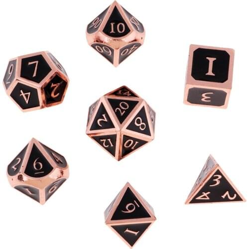 7pcs Polyhedron Multi Sided Dices Set Party Birthday Gaming Board Dices For Games