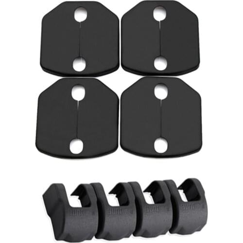 8Pcs Car Door Lock Decoration Cover Car Covers Door Stopper Protection Cover For Ford Focus 3 MK3 2012 2013 Fiesta