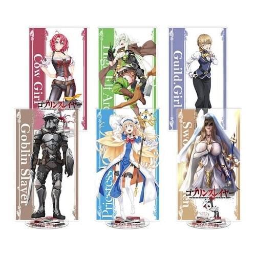 Anime Goblin Slayer Priestess High Elf Archer Acrylic Figure Stand Model Display Cosplay Cartoon Desktop Decor Collection Gift