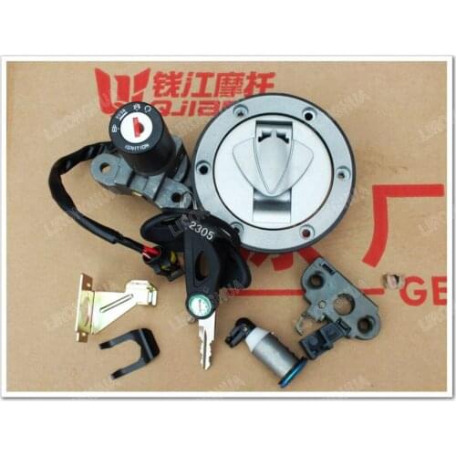 Motorcycle Accessories Blaupunkt BJ300GS Small Dragon Huanglong BJ300GS Switch Lock Oil Tank Lock Lock Set