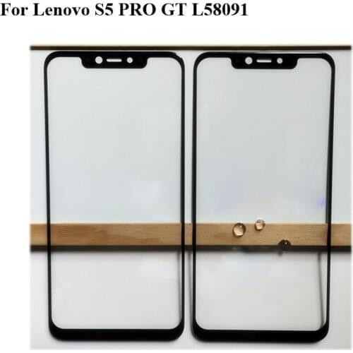 For Lenovo S5 PRO GT L58091 Front Outer Glass Lens Repair Touch Screen Outer Glass without Flex cable For lenovo s5pro GT