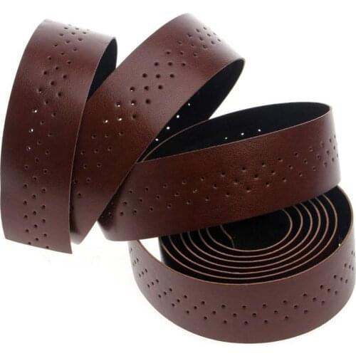 Bike Cycling Bicycle Sports Handlebar Tape Faux Leather Wrap Bar Plug Road Sports Bike Handle Wraps for Cycling Equipment tools