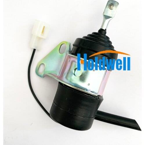 Holdwell 12V Solenoid Valve 16851-60014 for Kubota Lawn & Garden G1700 G1800 T1600 TG1860 ZD18 ZD18
