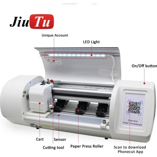 Jiutu Mobile Phone Tablets Film Cutting Machine Front Back Protect Film Cutting Plotter For Samsung S21 Ultra Note 20