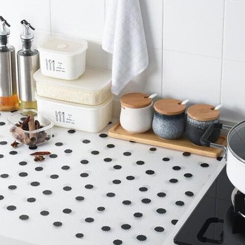 121.5*45cm Drawer Mat Oil-proof Moisture Kitchen Table Shelf Liner Mats Cabinets Pad Paper Non Slip Waterproof Cupboard Placemat
