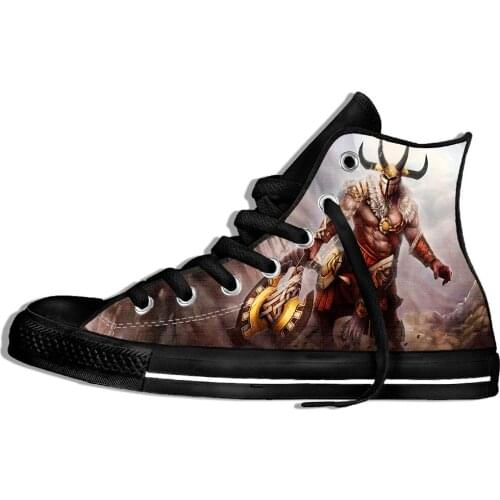 Original Design Dota2 Bradwarden Centaur Warrunner chief CW Print Sneakers Lightweight Shoes