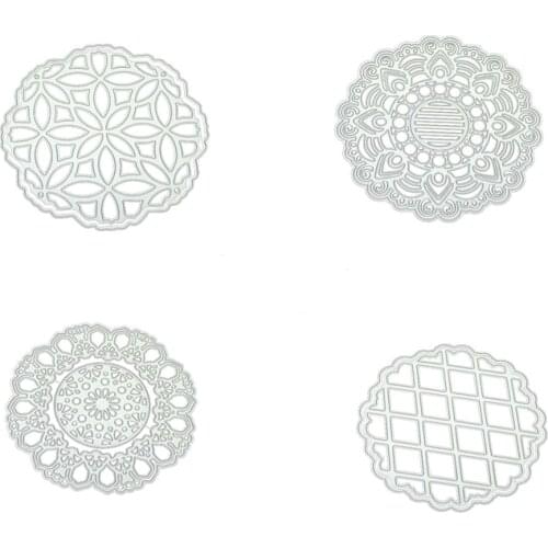 Round Lace Metal Cutting Dies for Scrapbooking Handmade Tools Mold Cut Stencil New DIY Card Make Mould Model Craft Decoration