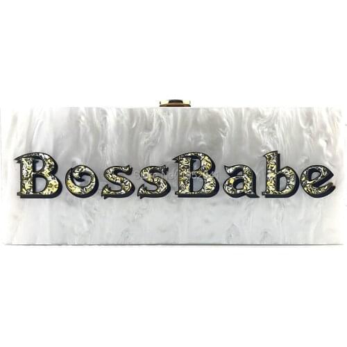 OC4025 OCCI factory hand made shadow name for ladies party custom bags