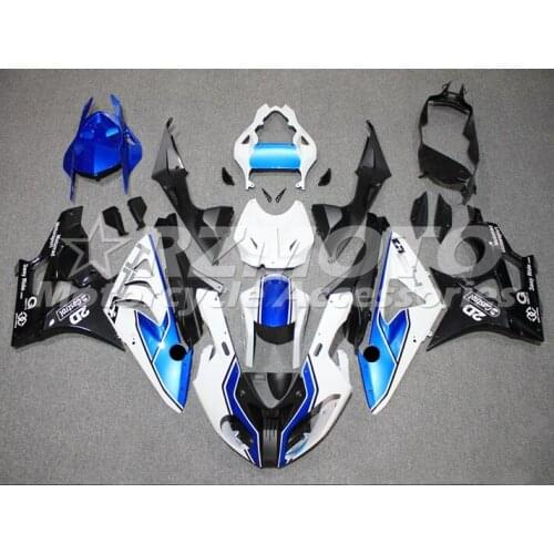 New ABS Whole Fairings Kit Fit For BMW S1000RR 2009 2010 2011 2012 2013 2014 09 10 11 12 13 14 Bodywork Set White Blue